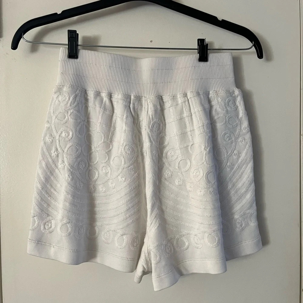 Free People Movement Embroidered Terry Jacket and Short Set - Picture 7 of 9